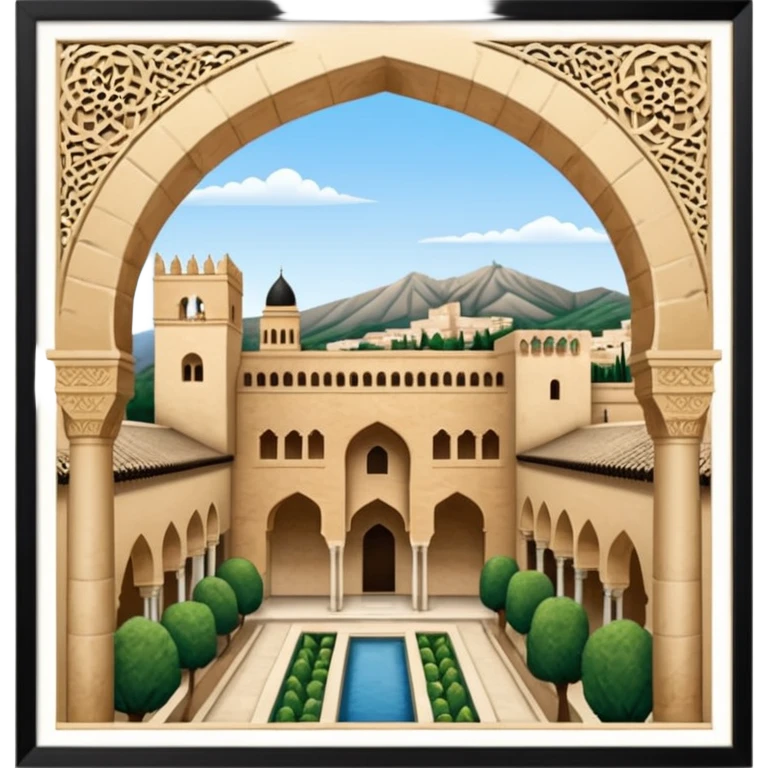 The alhambra of granada, spain  emoji