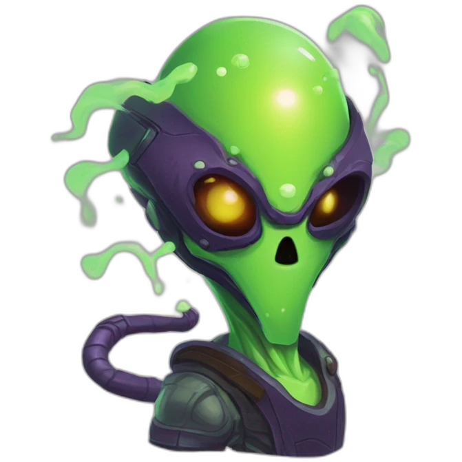 alien enrgy drink scifi roguelike rpg style inspired by slay the spire digital art emoji
