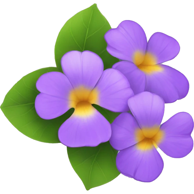 violet flower twitter emoji