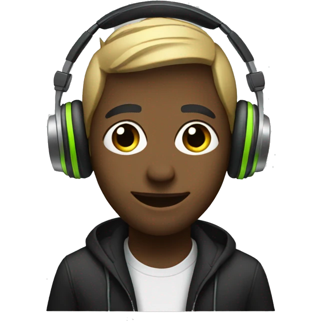Dj with headphones emoji