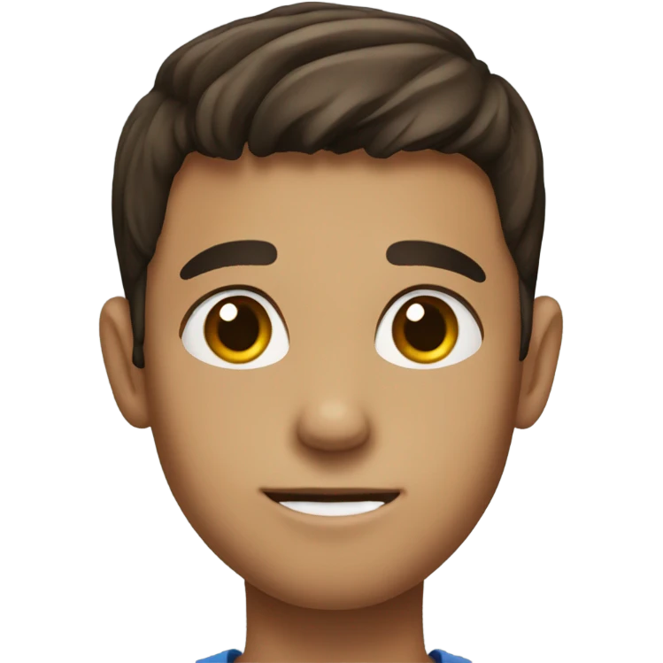 brunette boy emoji