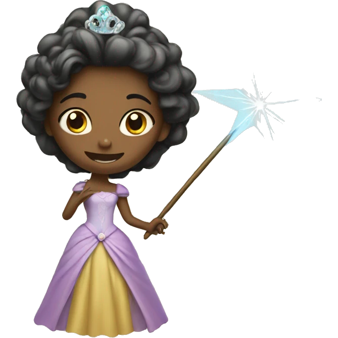 Princess with a magic Wand  emoji