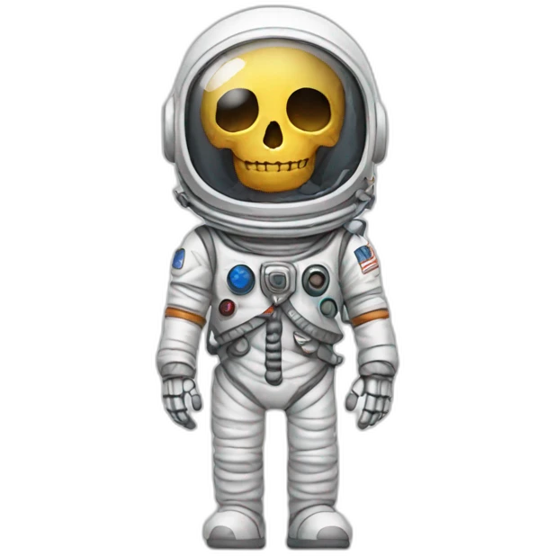 skeleton astronaut emoji