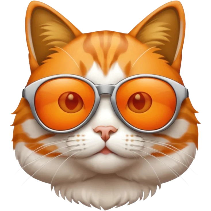 Cat wearing sunglasses emoji