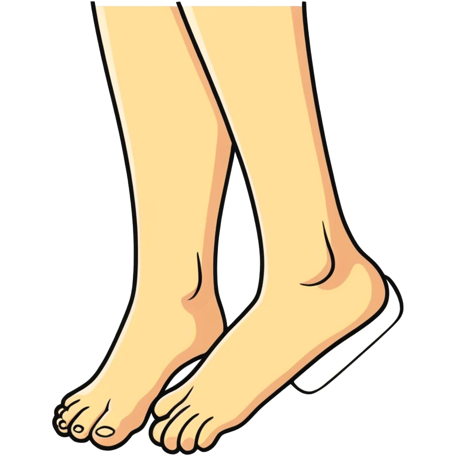 broken foot emoji