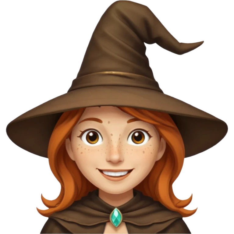 Light brown mixed Witch emoji