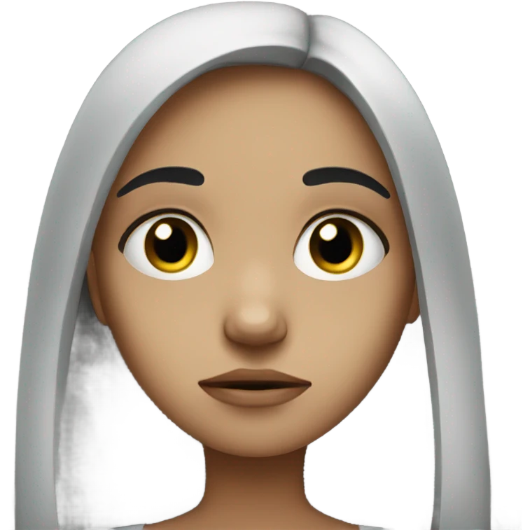 sad girl emoji