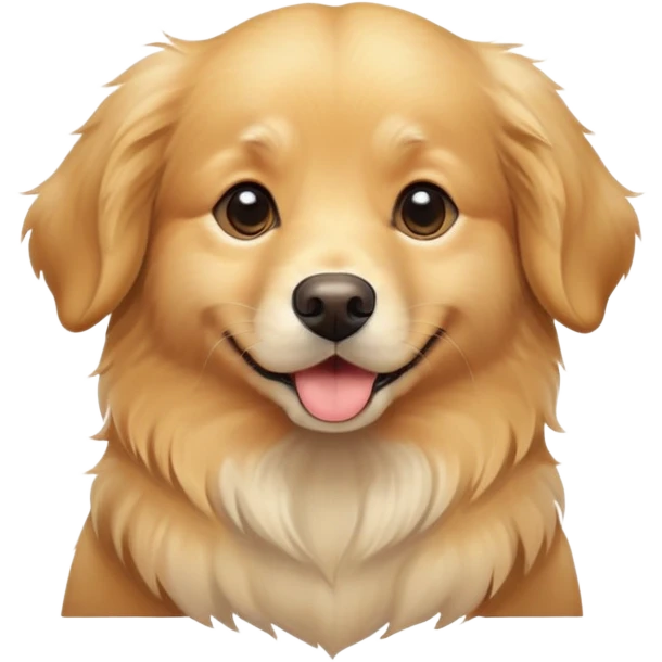 cute friendly dog emoji
