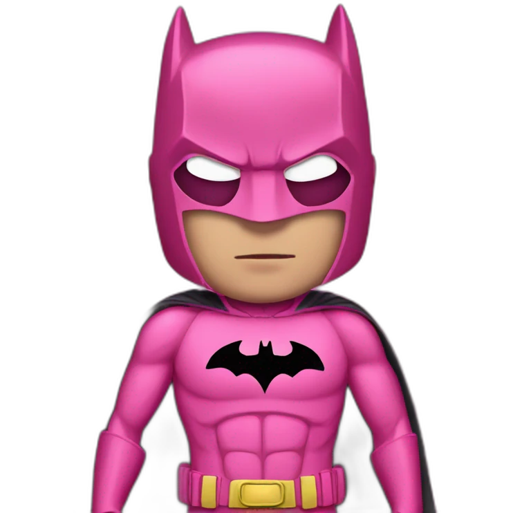 Pink Batman emoji