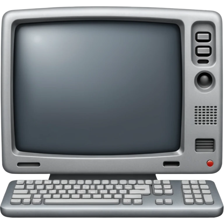 Old computer side view emoji