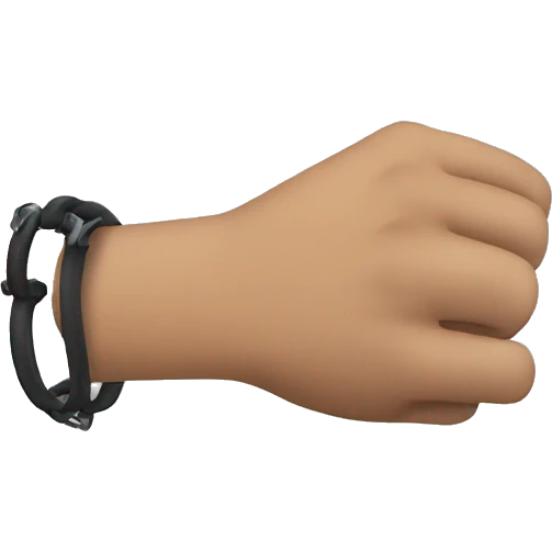 Man Hand cuffed emoji