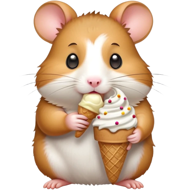 hamster icecream emoji