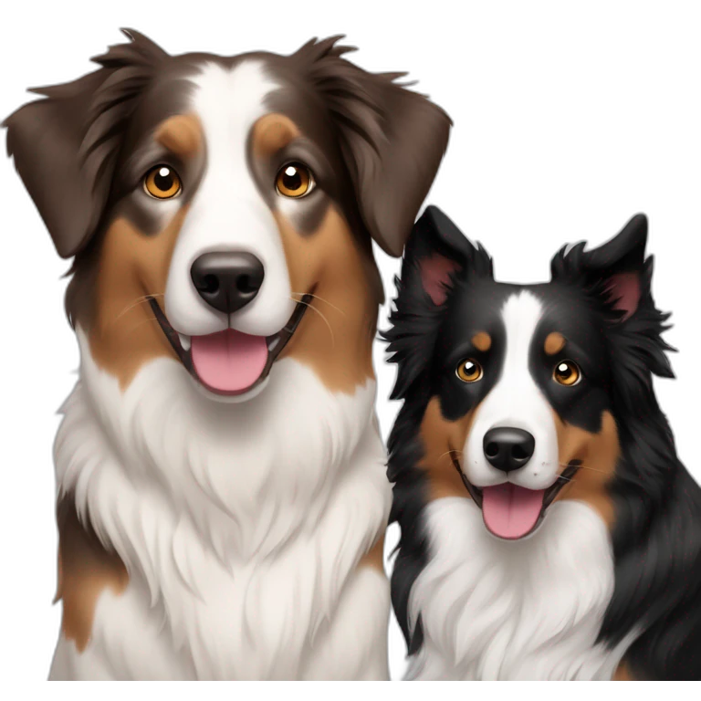 australian Shepard mixed with border collie emoji