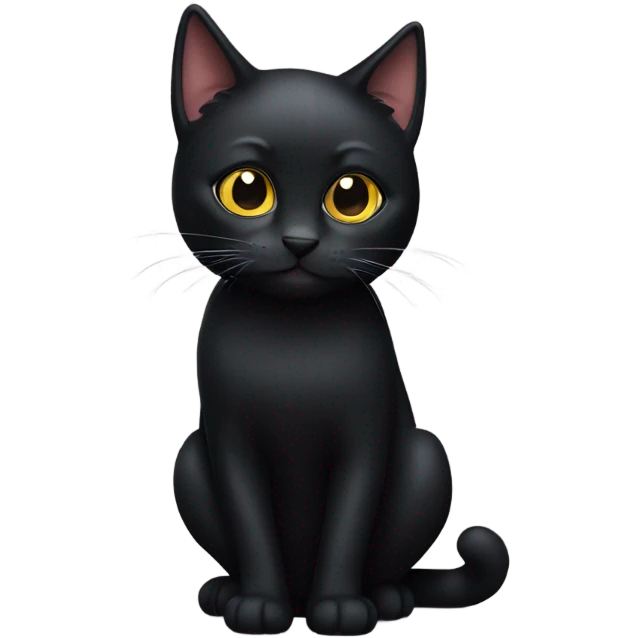 Black cat emoji