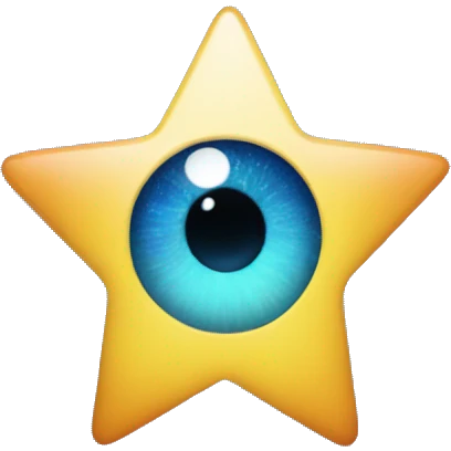 star eye emoji with christmas trees for eyes instead of stars emoji