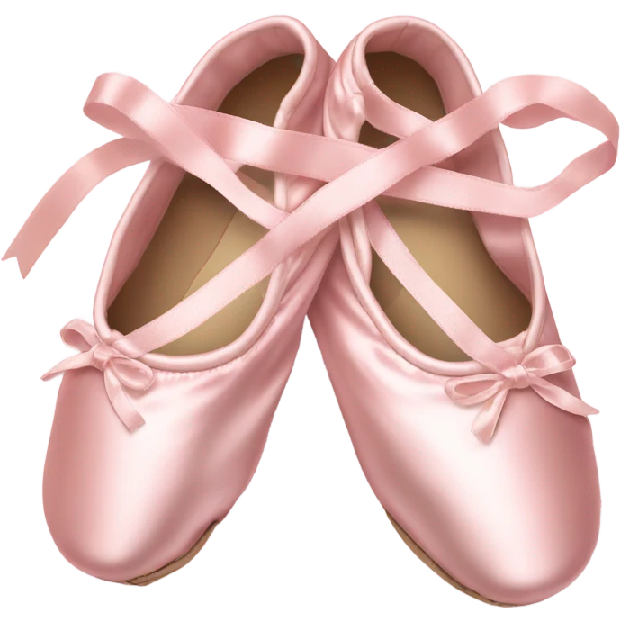 pastel pink ballet shoes emoji