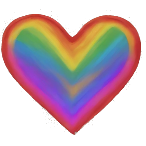rainbow heart emoji