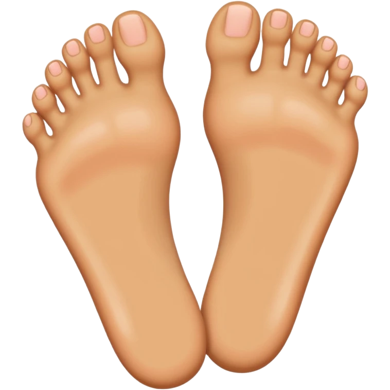 big feet, simple and playful emoji