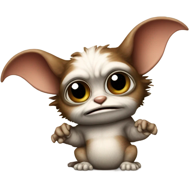 Gizmo hugging gremlin emoji