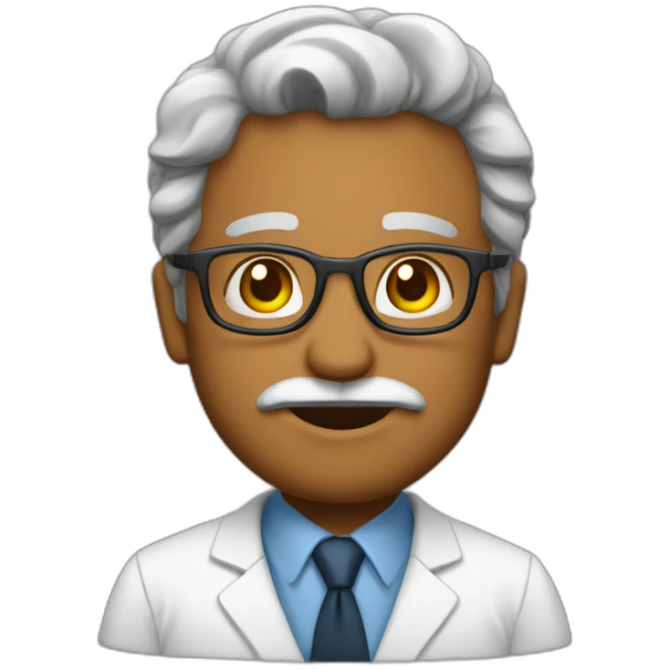professor sem barba emoji