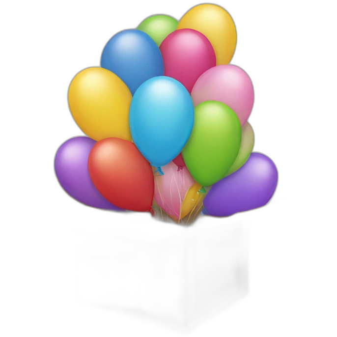 balloons box emoji