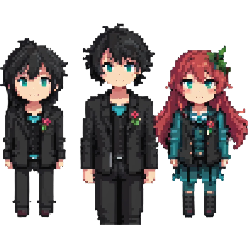 emoji combining Hiro, Miyamura, and Kanata Asai emoji