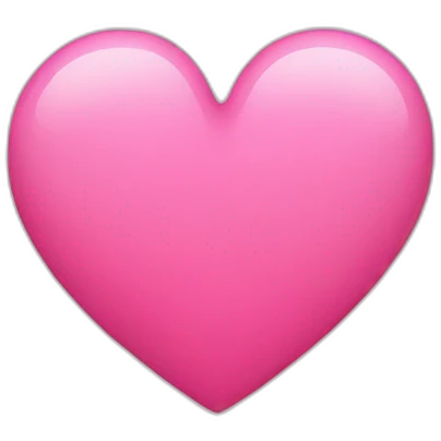 Pink heart emoji