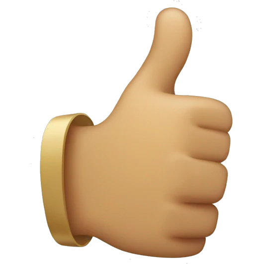 thumbs up emoji