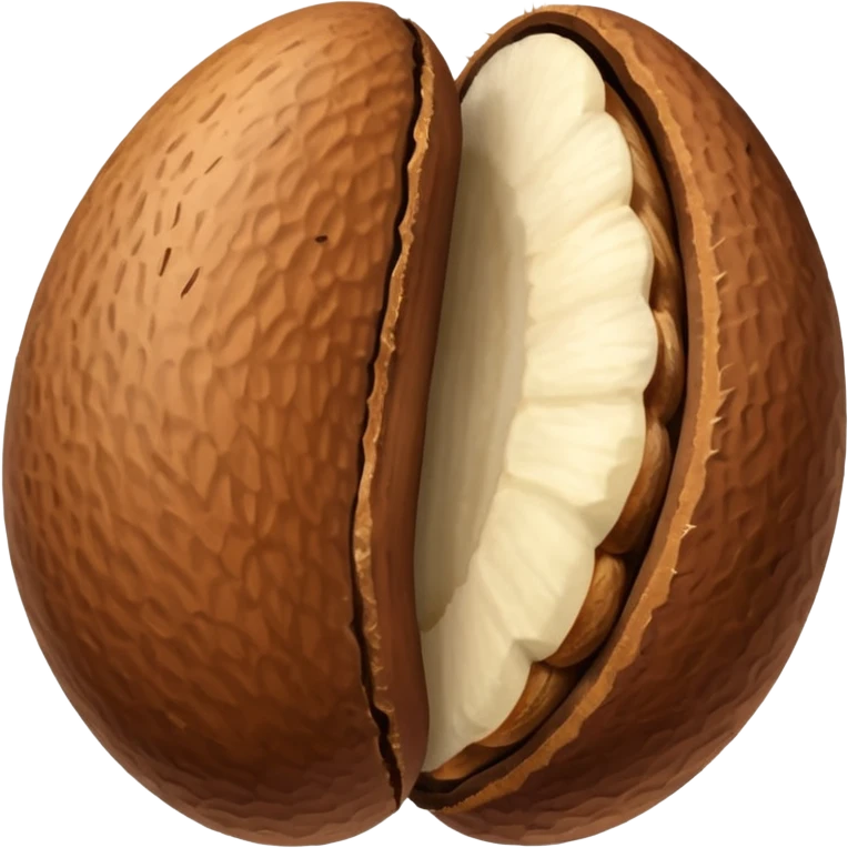 two brazil nuts seeds emoji