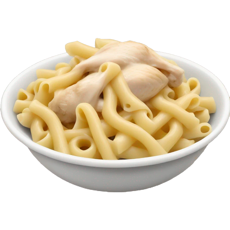 Chicken Alfredo pasta emoji