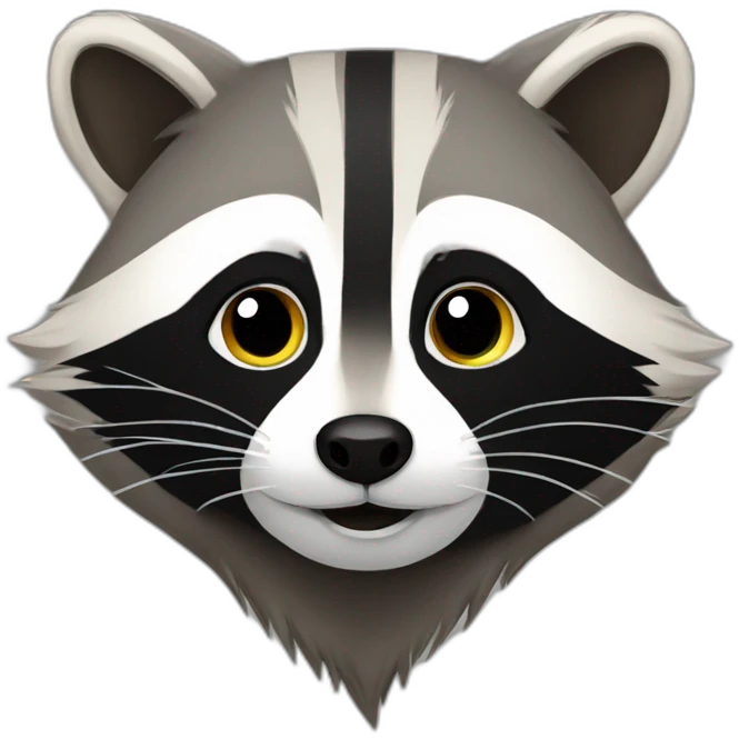 Raccoon emoji