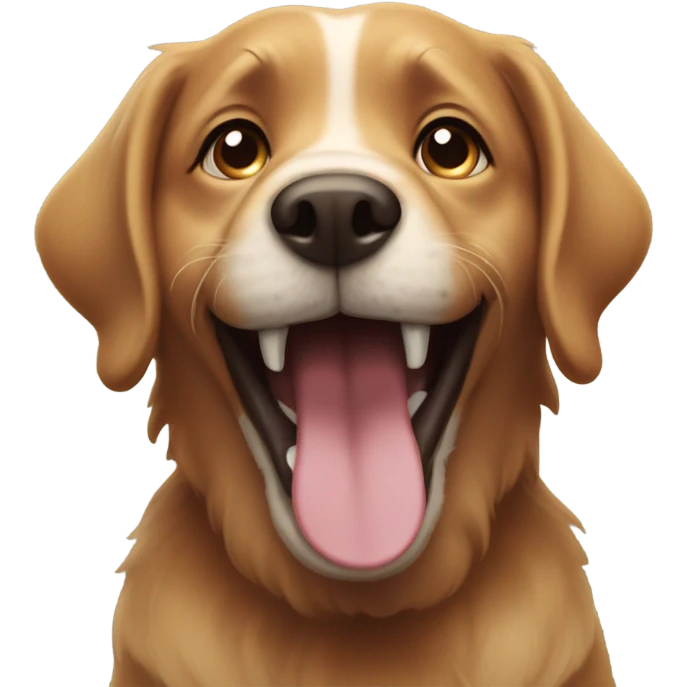 Happy dog emoji