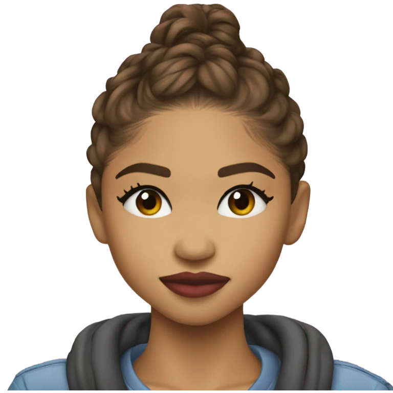 Zendaya kissing zendaya emoji