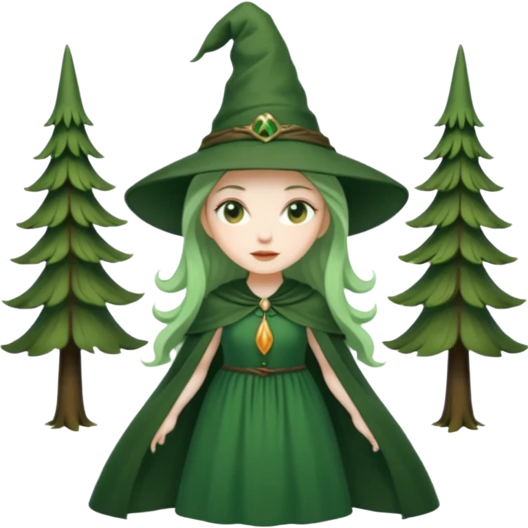 green witch emoji