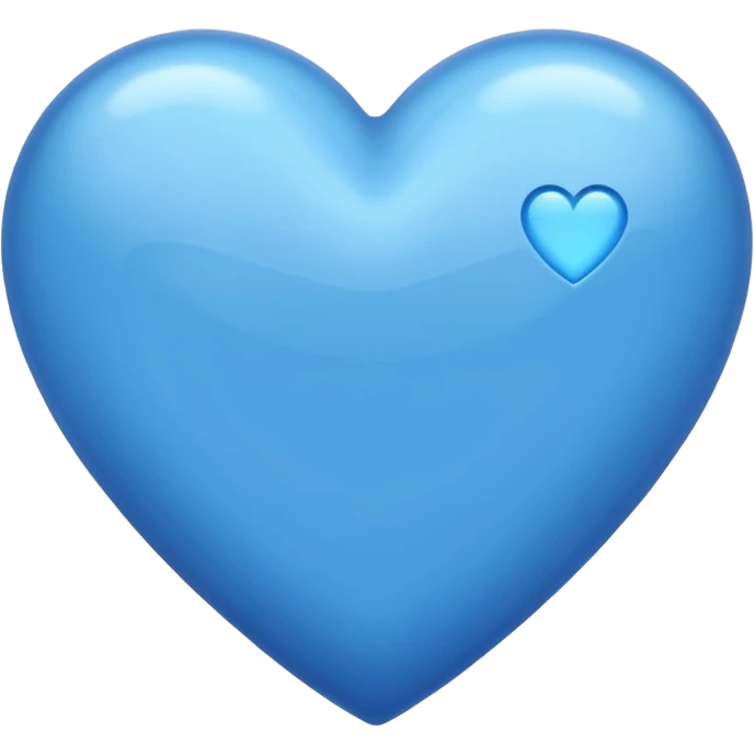 blue heart emoji