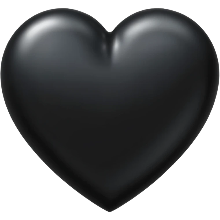 Corazón  negro emoji