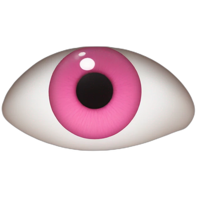 Pink eye emoji