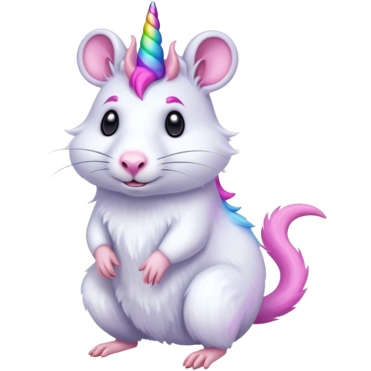 Rat unicorn hybrid emoji