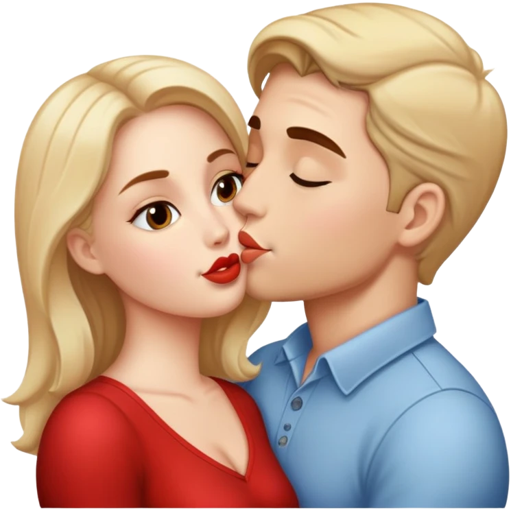 Chris kissing katrina emoji