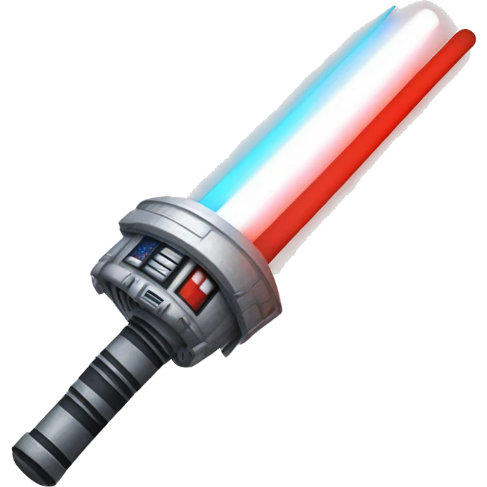 star-wars-light-saber-with-colors-of-usa emoji