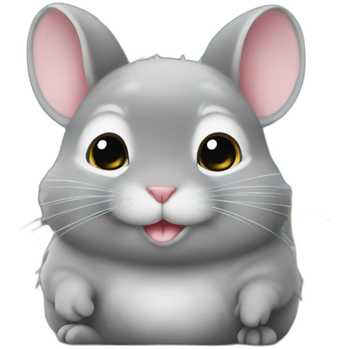 chinchilla in city emoji