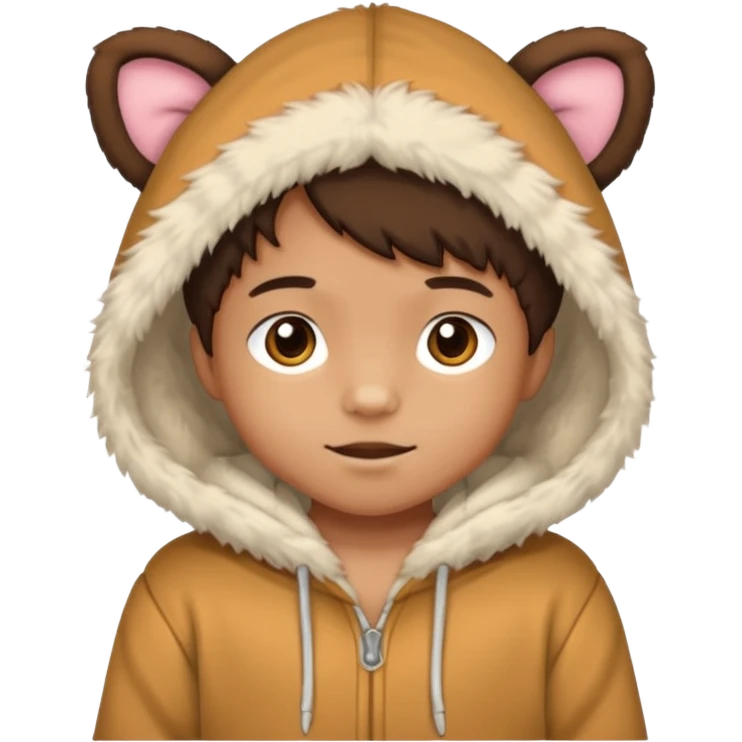 Animal Hoodie Kid emoji