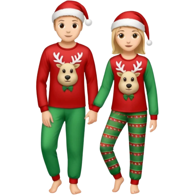 xmas pajamas unisex emoji
