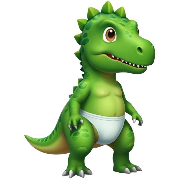 Dinosaur wearing underwear  emoji