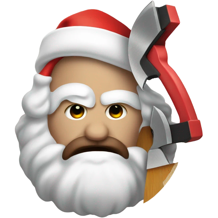 Santa with a circular saw emoji