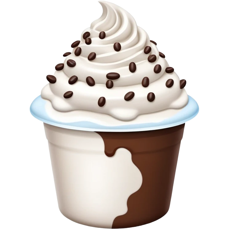 McFlurry dessert cup emoji