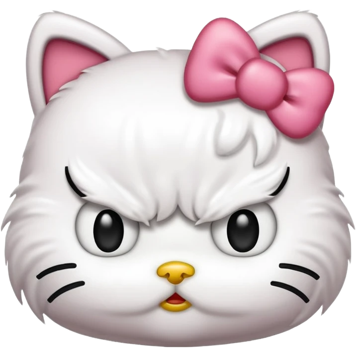 Angry hello kitty  emoji