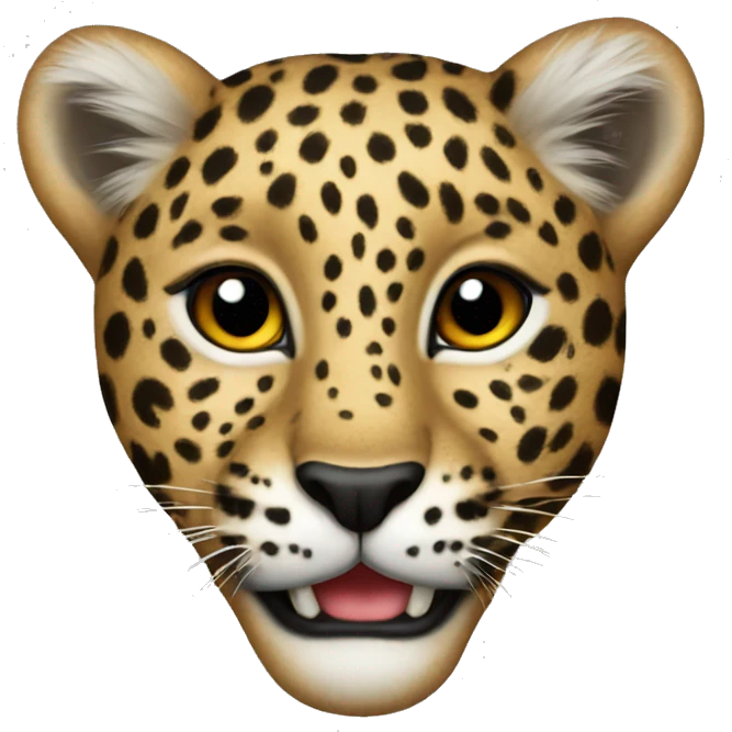 Leopard heart emoji