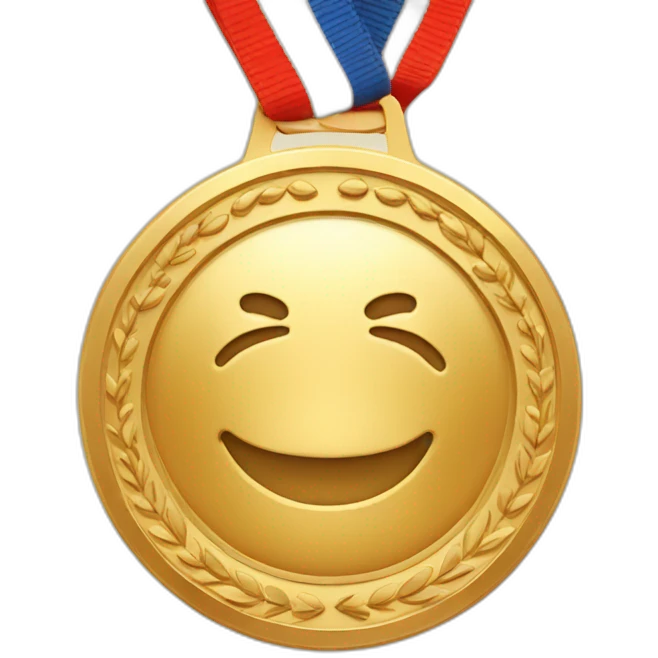 Gold 1st place medal emoji