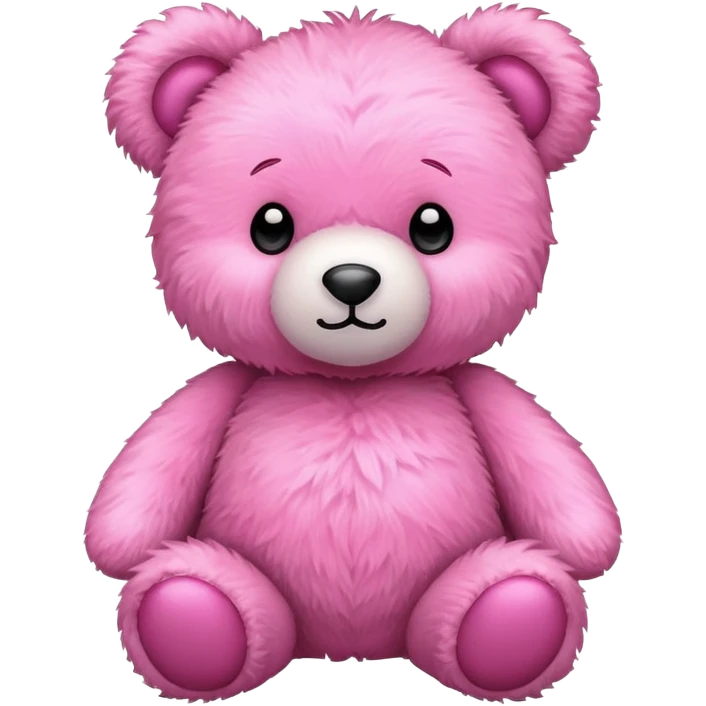 pink teddy bear emoji